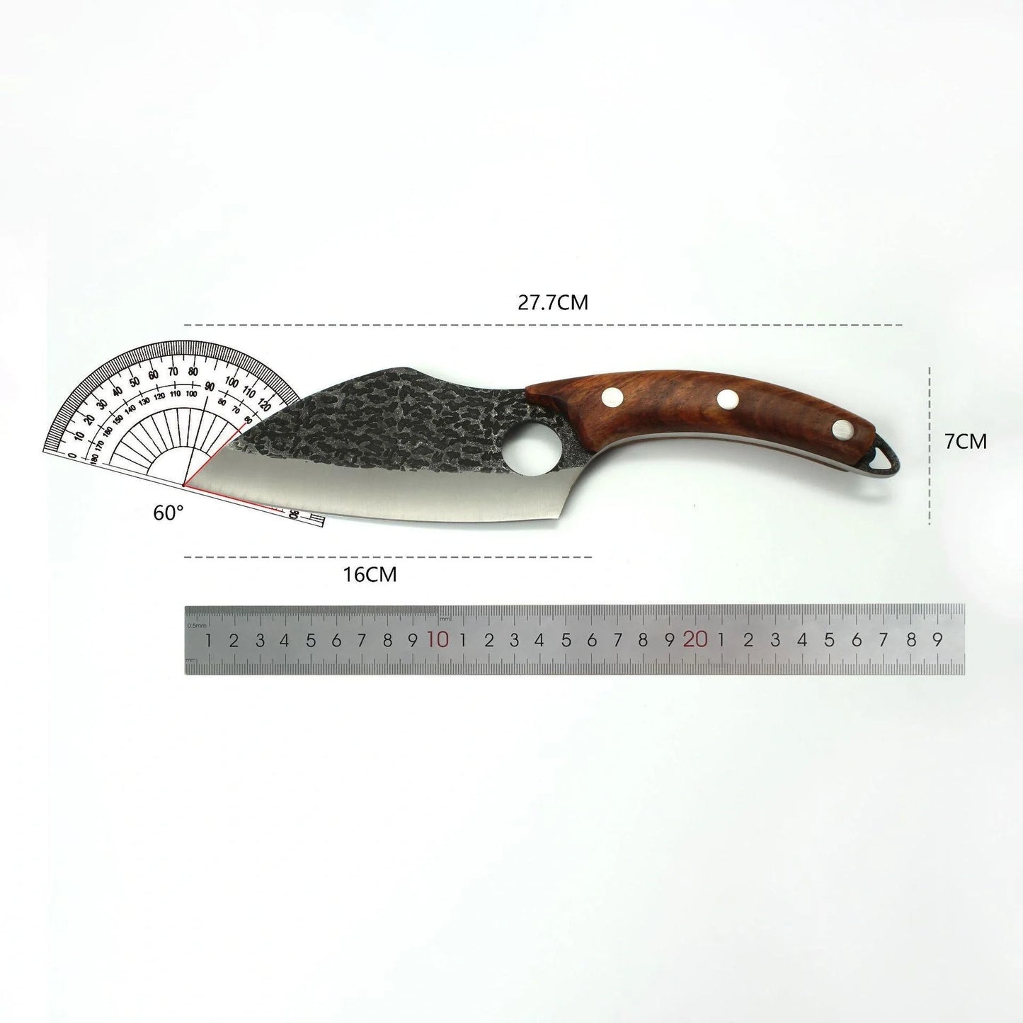 Handcrafted stainless steel boning knife with ergonomic handle for precision cooking tasks