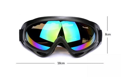 X400 Windshield Sand Goggles for Motorcycles with ventilation system and polycarbonate lenses