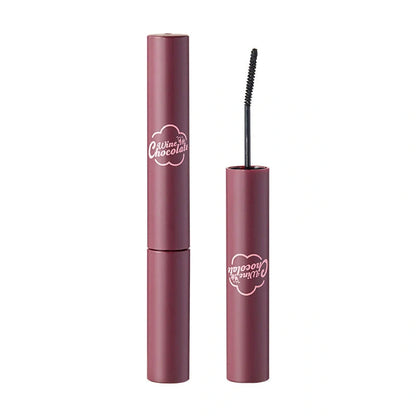 Red Wine Chocolate Mascara with slim brush for precise application