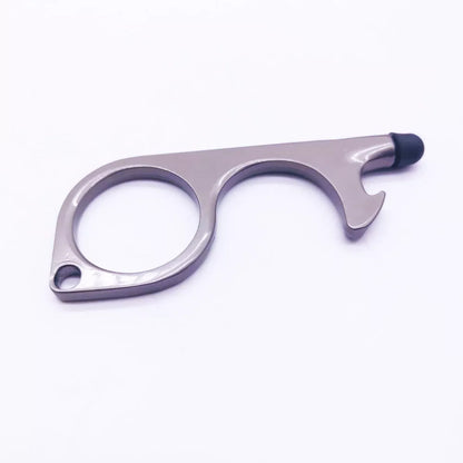 Alloy protective door opener keychain in various colors