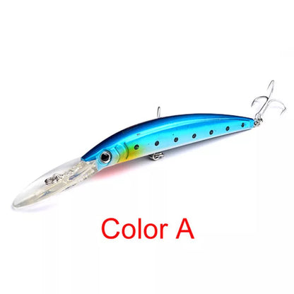 PRO BEROS Classic Minnow Bait hard plastic fishing lure in various colors