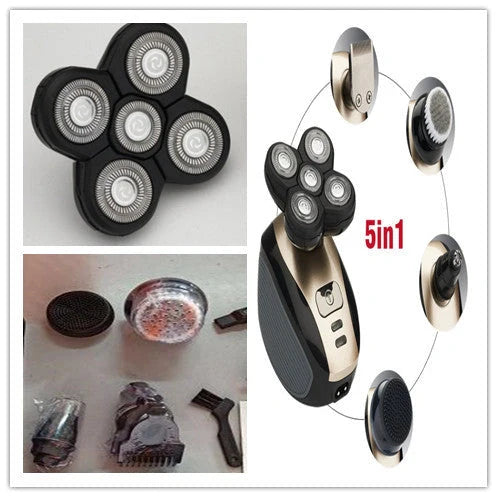 5-in-1 Multifunctional Electric Shaver for Men with 5 Floating Blades