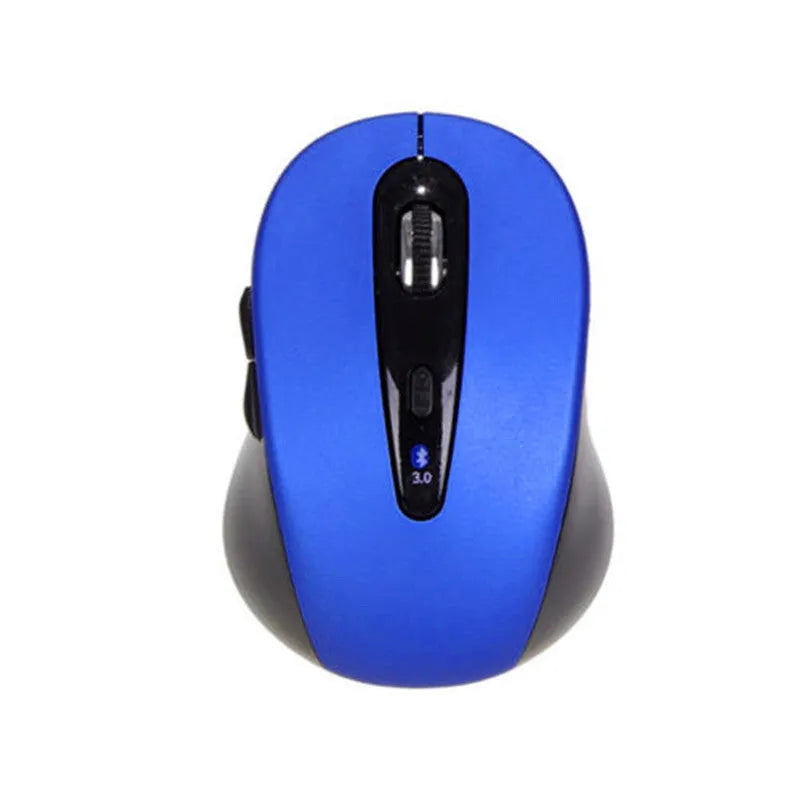 Wireless dual-mode mouse in black with Bluetooth 5.0 and 2.4GHz, 2400dpi optical sensor, six keys and four-way wheel, 100 x 60 x 40mm