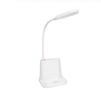 Illuminating LED night lights in white and pink colors with touch-sensitive controls for easy operation
