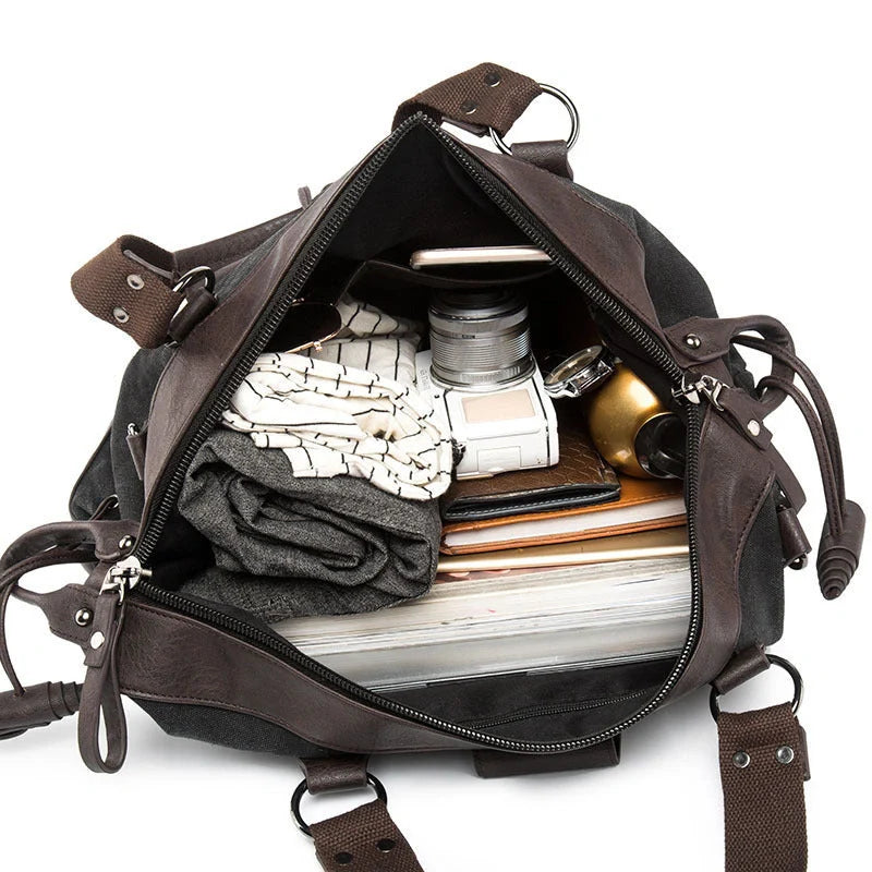 Men's durable Oxford cloth gym bag with spacious interior for gym, travel, or school