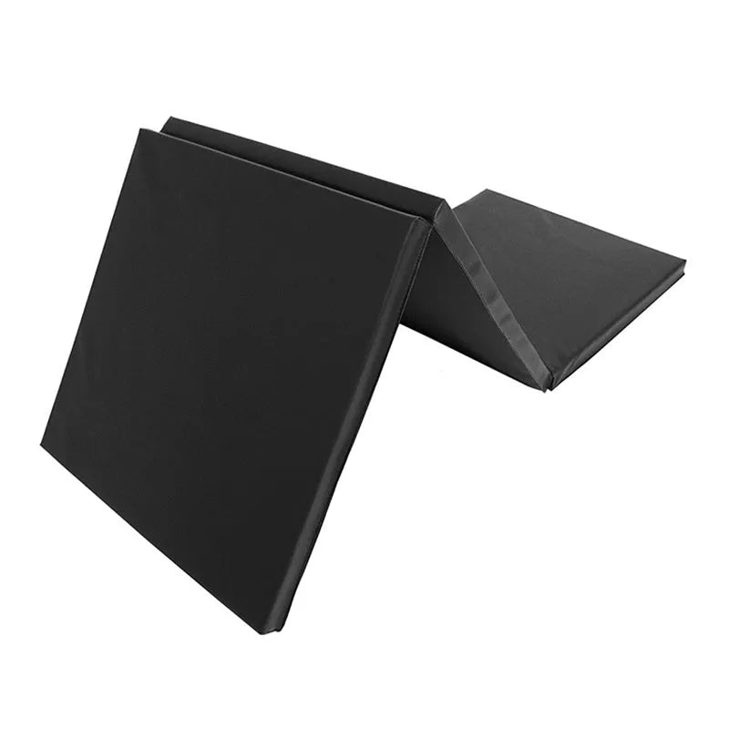 Tri Fold Sports Gym Mat with PU and soft sponge construction for workouts