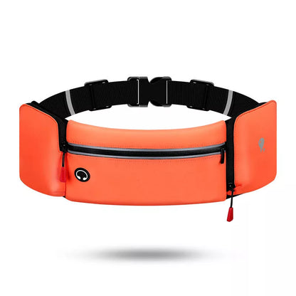 Adjustable fitness running pocket in various colors for secure storage during runs