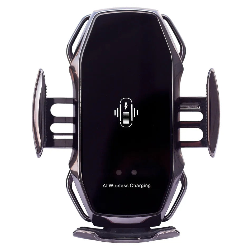 Car dashboard mobile phone holder with flexible neck and USB charging port in multiple colours