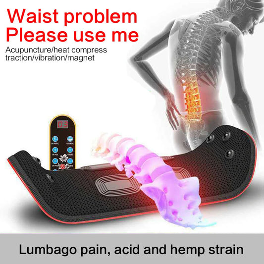 Electric Lumbar Traction Device with adjustable settings for back pain relief