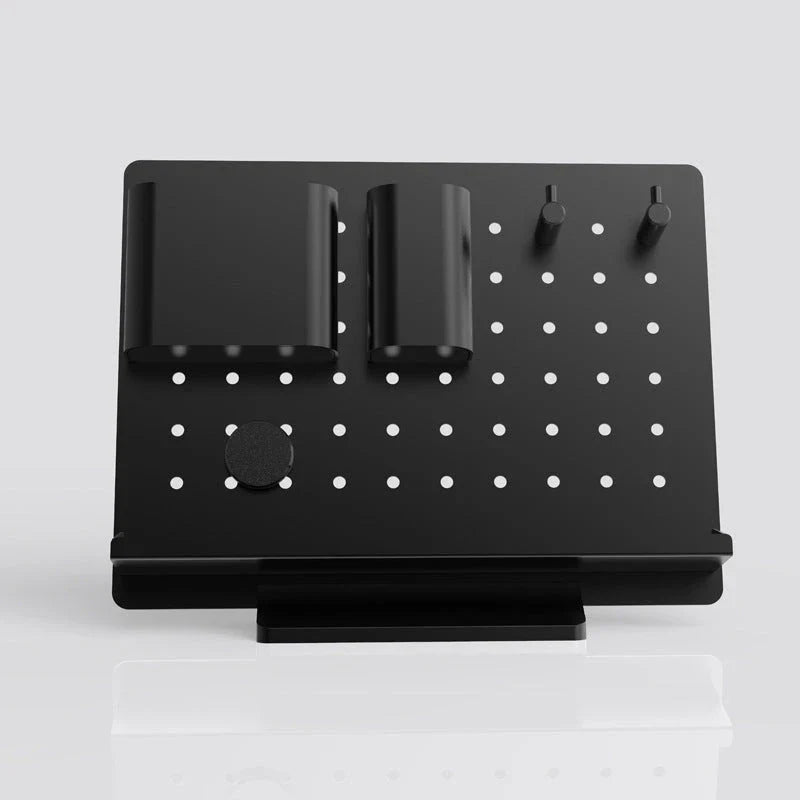 Fashionable Magnetic Desktop Organizer Rack - Sleek Storage Solution for Clutter-Free Workspace