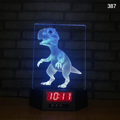 Glowing 3D dolphin LED night light on a table with remote control