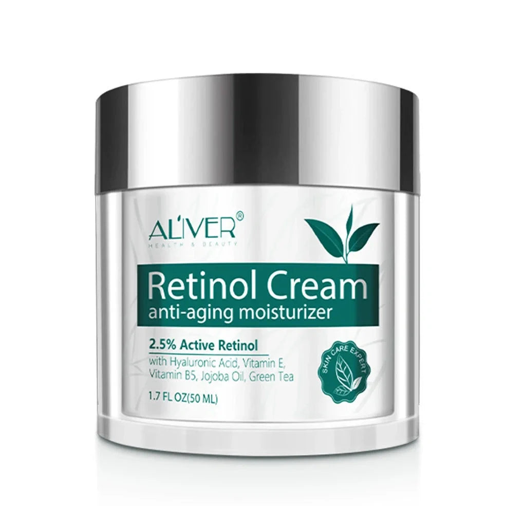50ml retinol anti-ageing cream with 2.5% retinol and natural botanical ingredients