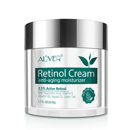 50ml retinol anti-ageing cream with 2.5% retinol and natural botanical ingredients