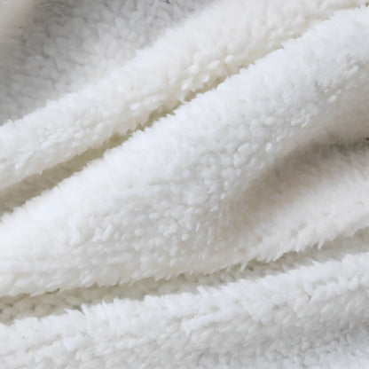 Winter double-layer thick blanket with puppy series design measuring 150x200cm