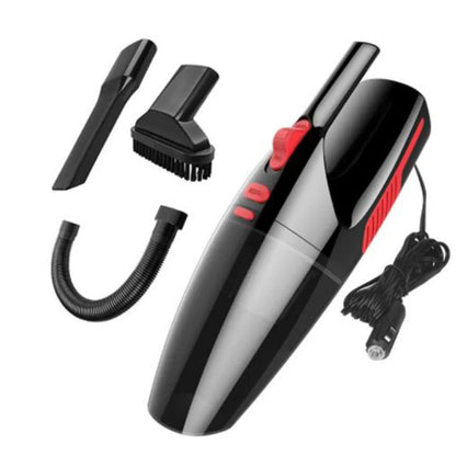 Powerful handheld vacuum cleaner with attachments for easy car cleaning and maintenance