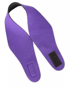 Rubber swimming headband in various colors for secure hair management during swimming