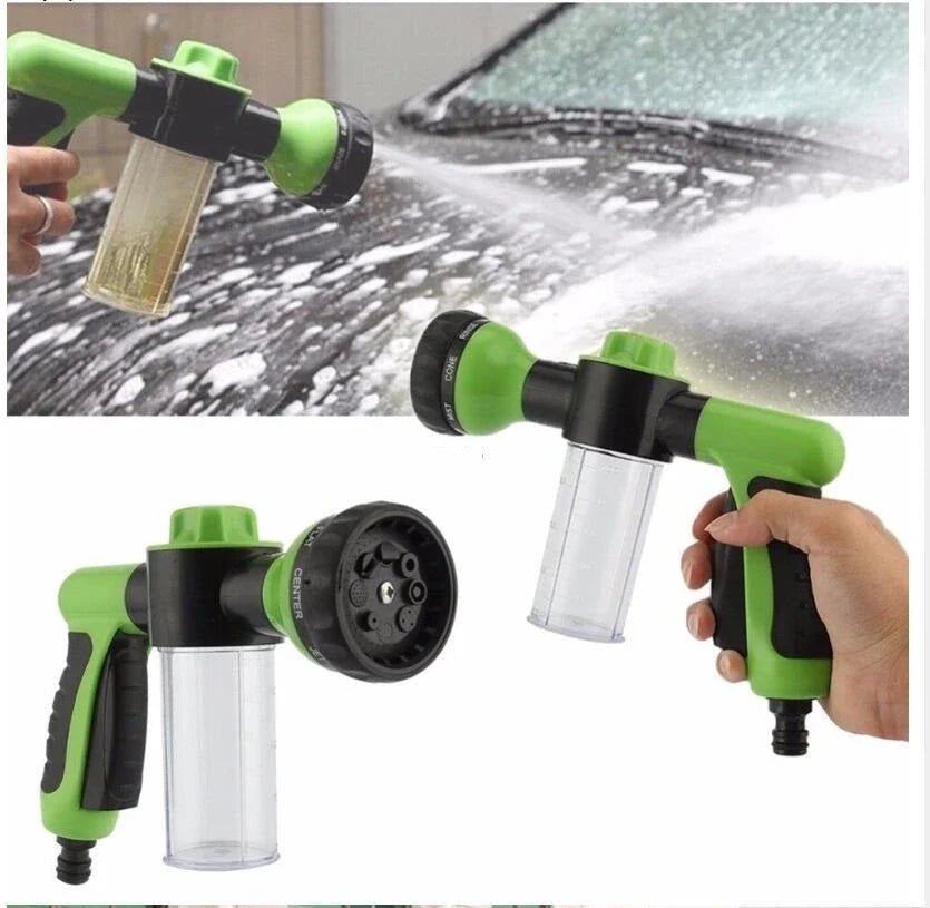 Premium High-Pressure Automotive Foam Spray Gun with 8 Spray Patterns for Versatile Cleaning Needs