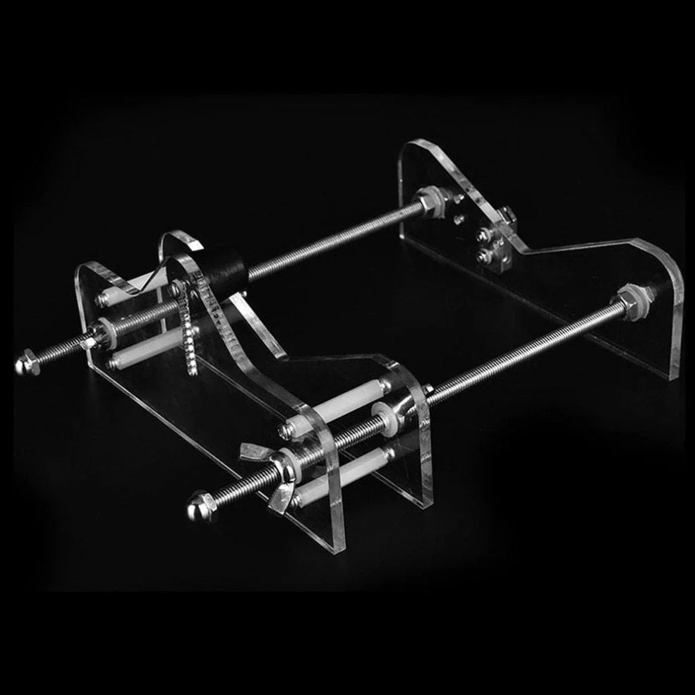 DIY glass bottle cutter tool with adjustable stand for cutting 0.5-2 inch diameter bottles to 5 inch length