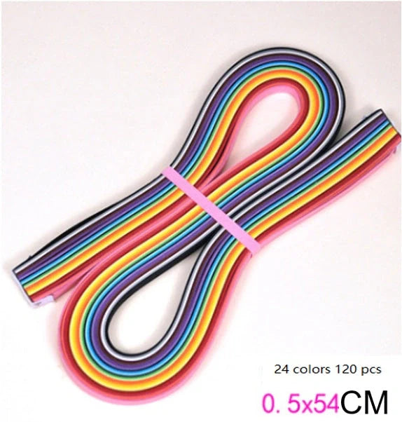 Vibrant gradient star origami paper set for creative crafting and DIY projects