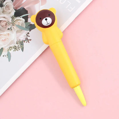 16.5cm cartoon vent pen with 0.5mm tip, 20g, compatible with Apple iPhone models, for office and student use.