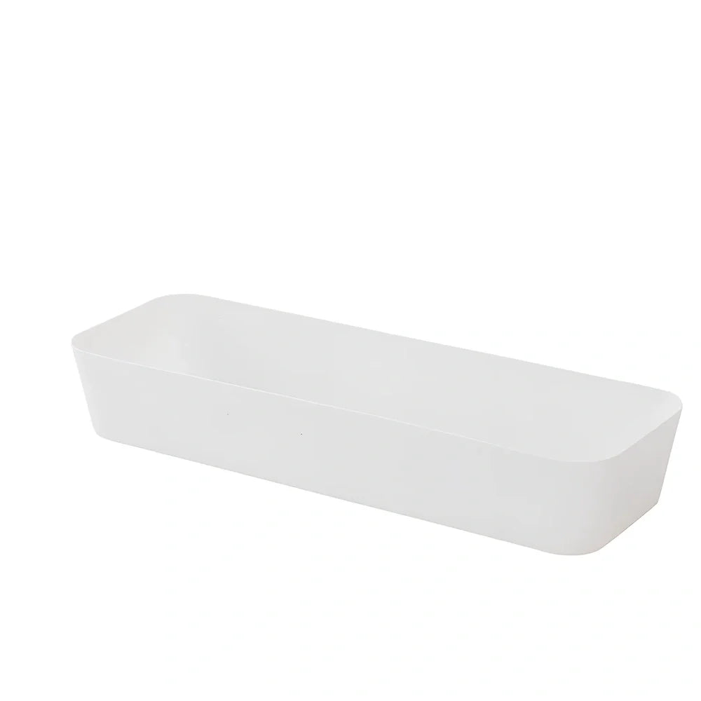 Plastic drawer organiser for underwear storage in multiple sizes and colours