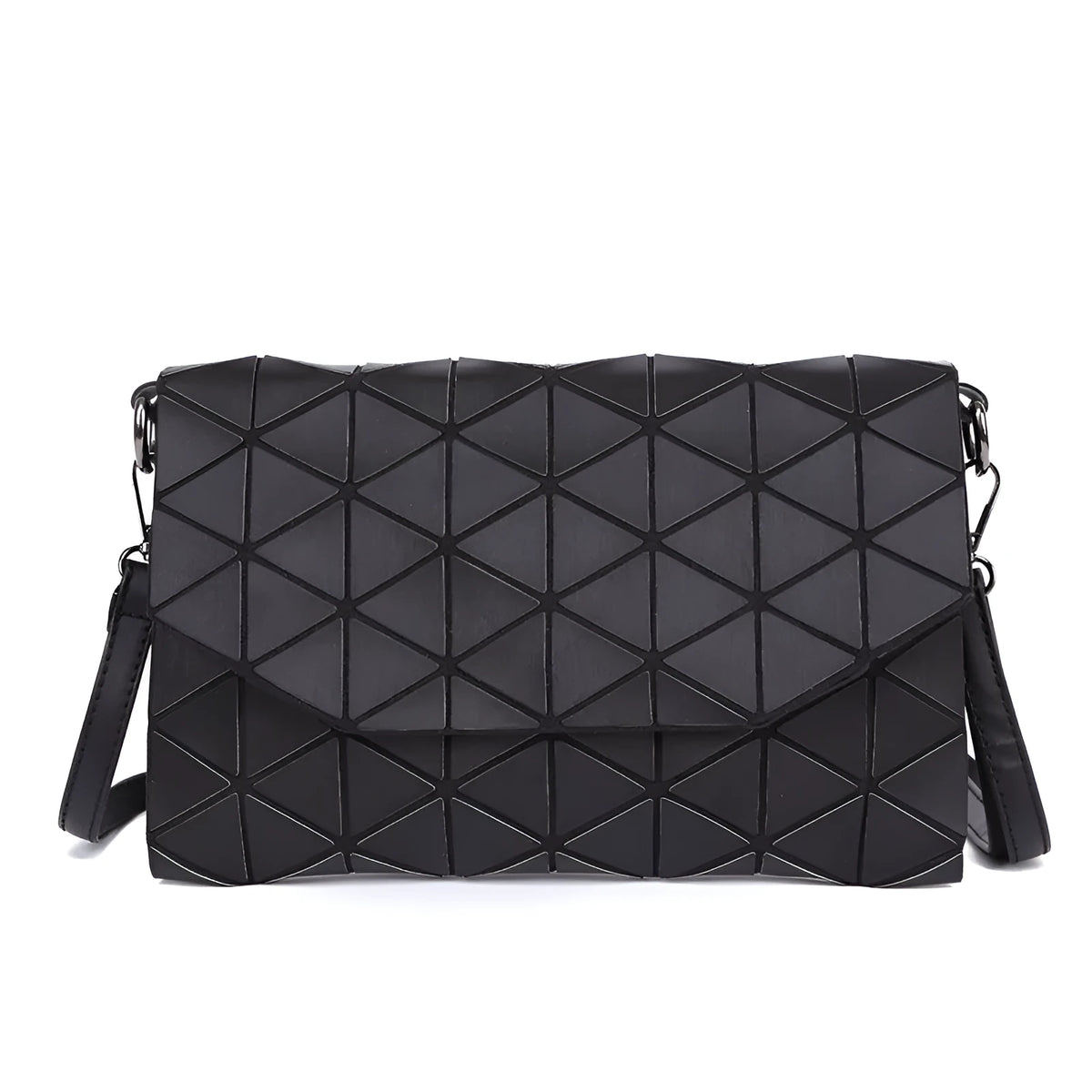 Rhombic ABS envelope shoulder bag with diagonal strap in black, brown, grey, pink, red, white, light green, burgundy, light yellow, dark khaki