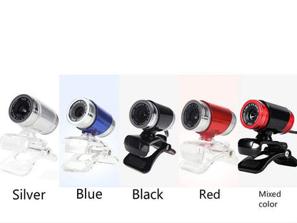 480P HD Webcam with high-quality glass lens for crisp, vibrant video calls and streaming