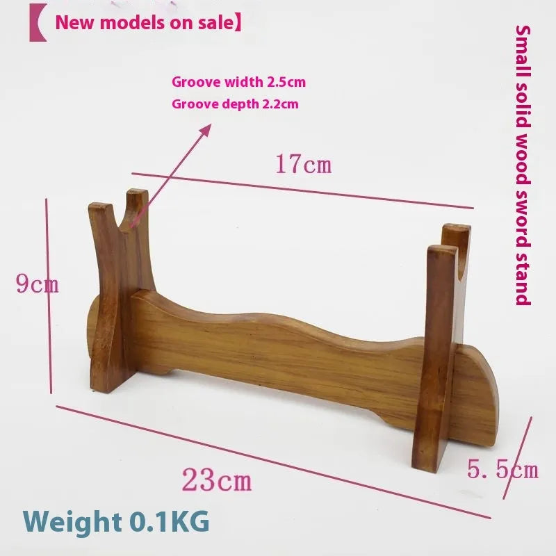 Handmade wooden multi-layer wall bracket in Chinese style with solid wood construction