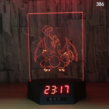 Glowing 3D dolphin LED night light on a table with remote control