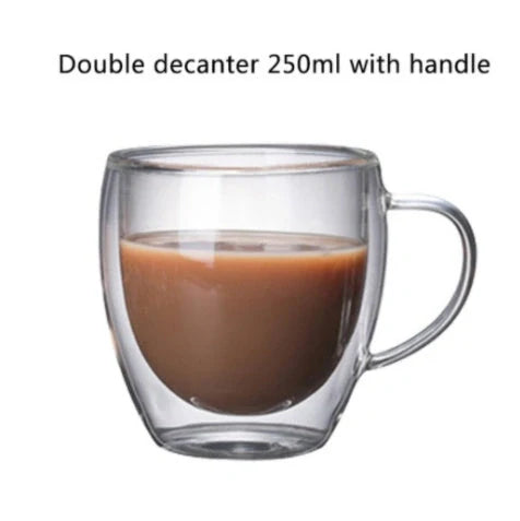 Double layer panda skull wine cup with Christmas tree design inside