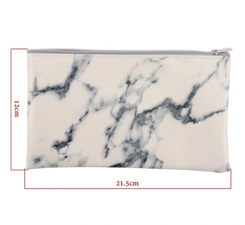 10-piece marble makeup brush set with 5 large and 5 small brushes for flawless application