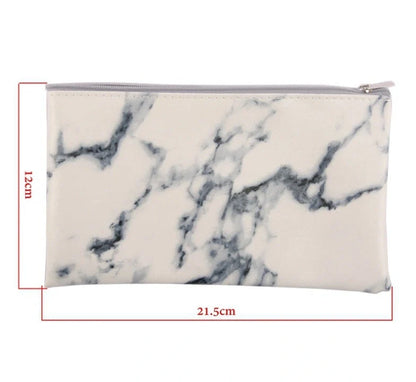 10-piece marble makeup brush set with 5 large and 5 small brushes for flawless application