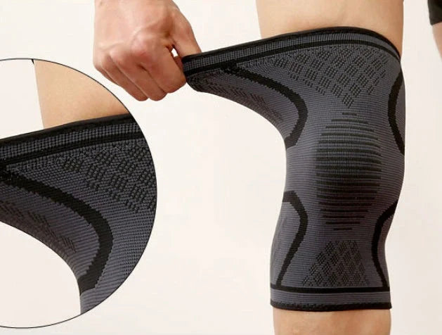 Breathable anti-slip knee support in various colors and sizes