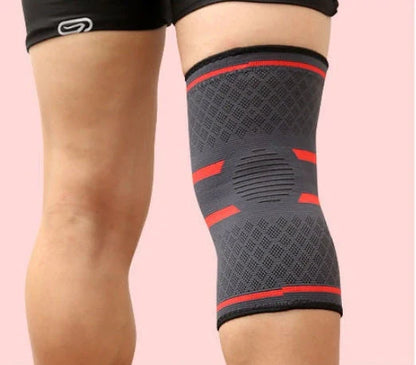 Breathable anti-slip knee support in various colors and sizes