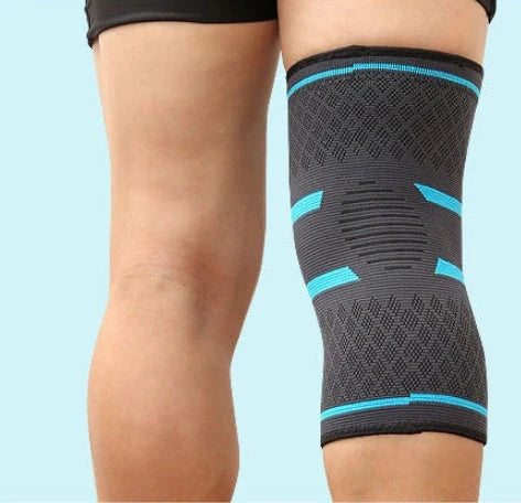 Breathable anti-slip knee support in various colors and sizes