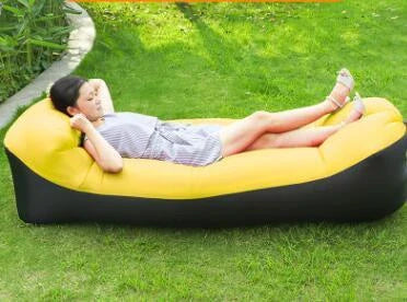 Comfortable and durable inflatable air sofa for outdoor relaxation and lounging