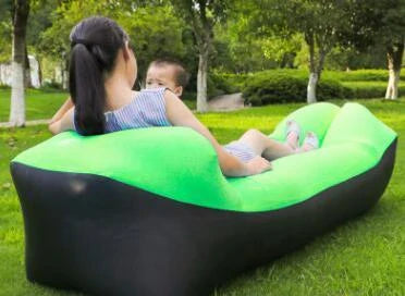 Comfortable and durable inflatable air sofa for outdoor relaxation and lounging