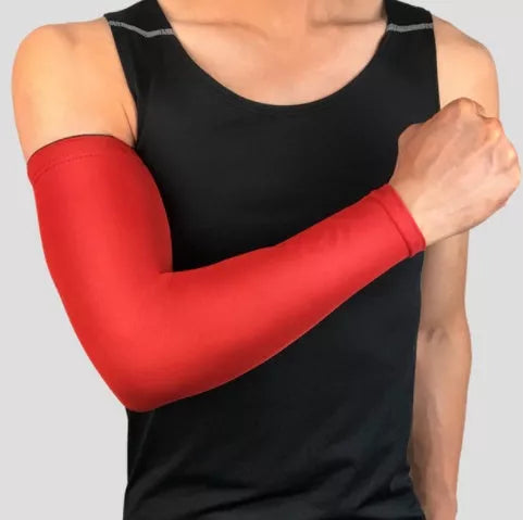Breathable quick dry UV protection running arm sleeves for sports in various colors