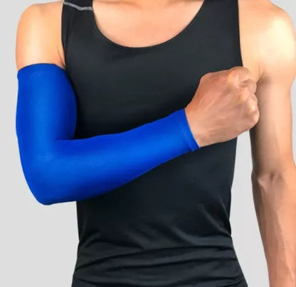Breathable quick dry UV protection running arm sleeves for sports in various colors