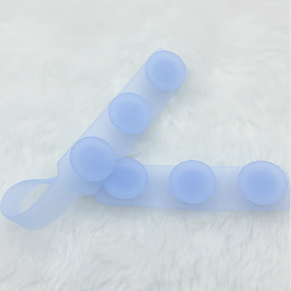 Silicone mask extension strap showing 1.5cm width and colour options including transparent