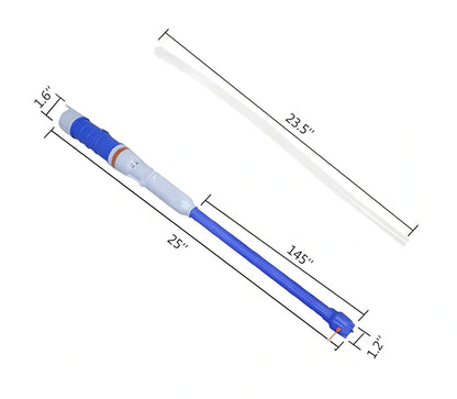 Portable electric mini plastic oil transfer pump with blue/red options and vertical shaft