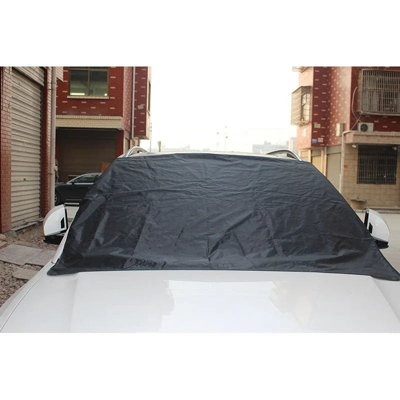Premium Magnetic Windshield Cover for car protection against snow, hail, frost, and UV rays