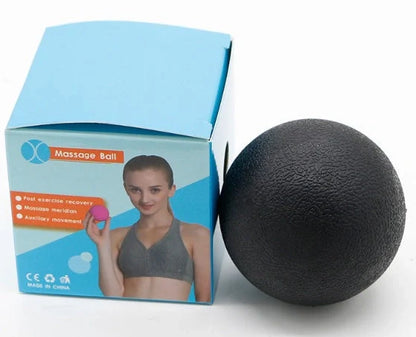High-Density Peanut Massage Ball for fitness, yoga, and pain relief in various colors