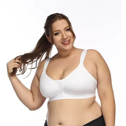 No steel collar underwear bra in polyester fiber, available in multiple colors and sizes