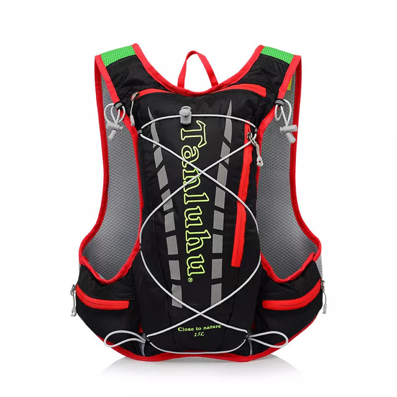 15L lightweight hydration vest backpack in multiple colors with adjustable straps for outdoor sports
