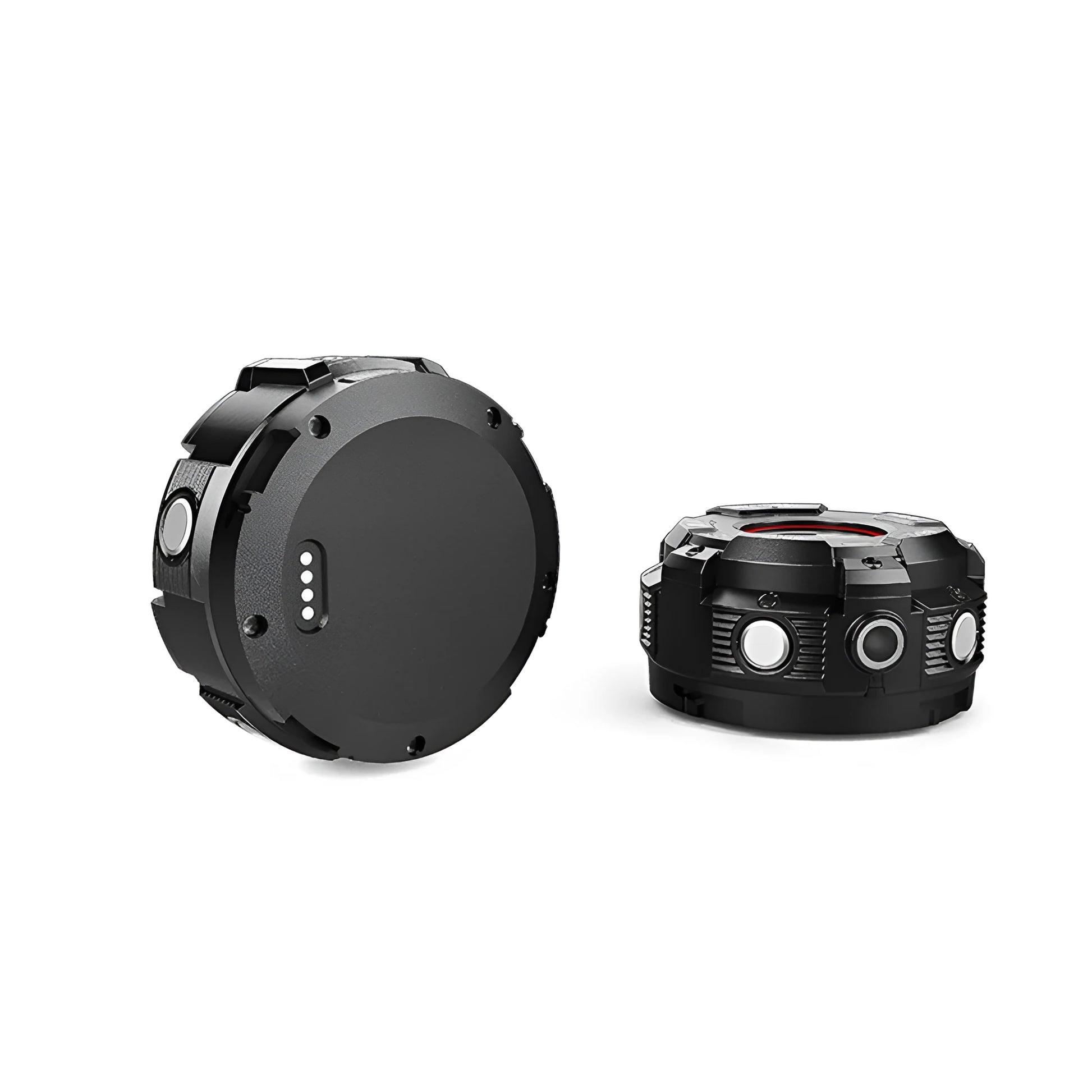 Black waterproof digital sports camera with 8MP resolution and 290mm length