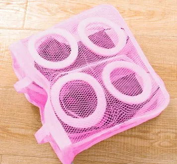 Machine Wash Shoes Magic Protective Mesh Bag in various colors for safe shoe cleaning
