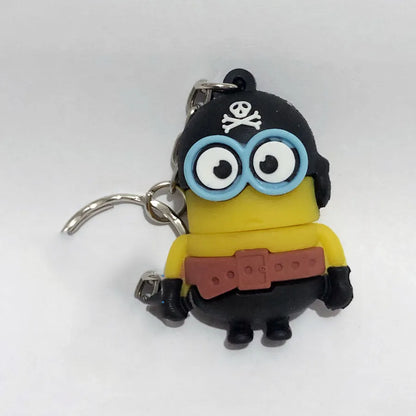 Halloween skeleton skull USB 3.0 flash drive with PVC shell and chain attachment