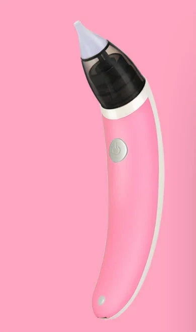 Electric Nasal Aspirator with Adjustable Suction Power and Soft Silicone Tips for Gentle Nasal Clearing in Babies