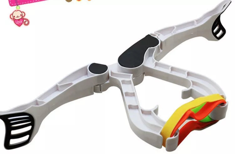 White Arms & Upper Body Workout tool with ABS and silicone construction